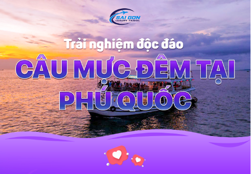 Ngắm hoàng hôn, câu mực tại Phú Quốc